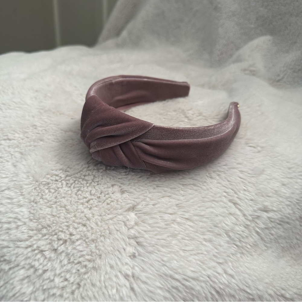 DEW EDIT velvet headband
